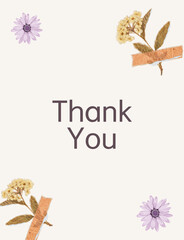 thank you card