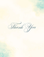 thank you card