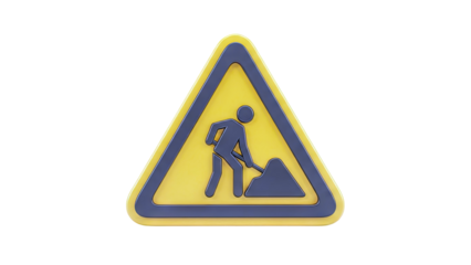 Work in progress sign