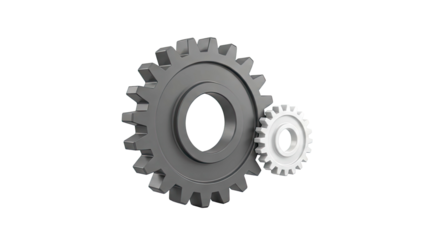 Two Interlocking Gears