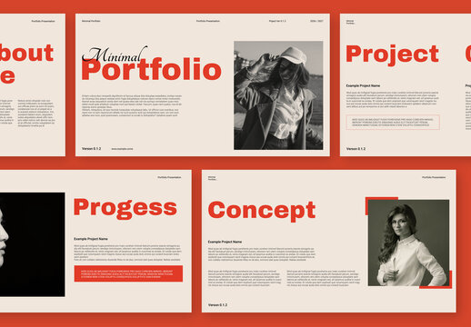 Clean Interactive Portfolio Layout
