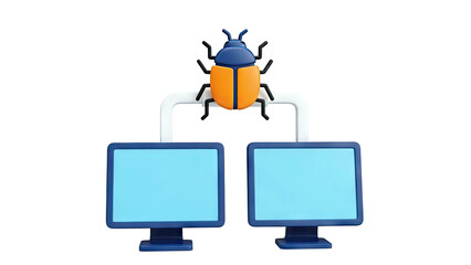 Bug infecting computer network