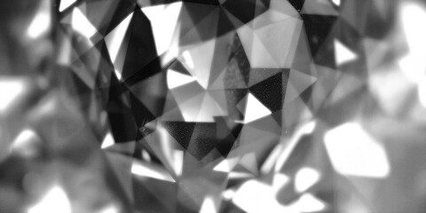 Polygonal Diamond Light Reflections