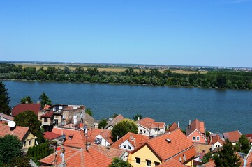 city ​​landscape from the hill