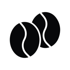 Bean icon, coffee, coffee bean, coffee shop, beverage, drink bean, caffeine icon