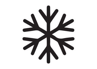 Obraz premium Snowflakes icon, Snowflakes solid vector