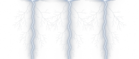 Three vertical lines with a light gradient effect appearing on a plain white background transparent background and plain white background