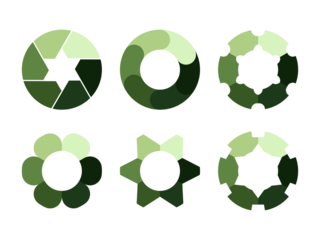 eco icons set
