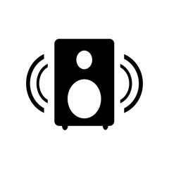 flat vector icon speaker sign