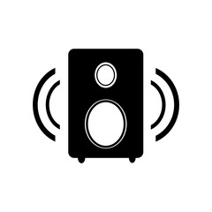 flat vector icon speaker sign