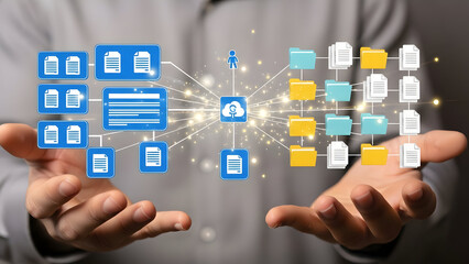 Cloud Computing Network Connection Data Storage File Management System
