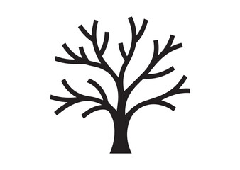 Winter Tree icon, Winter Tree solid vector