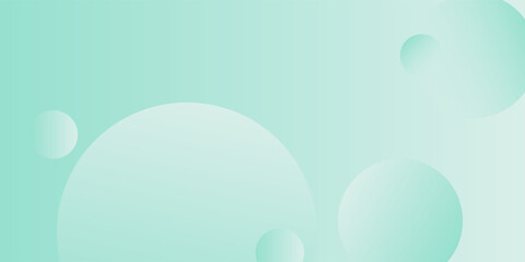 Abstract bright green geometric circle pattern background illustration. 3d look and simple pattern. Cool and luxury design. Vector eps10