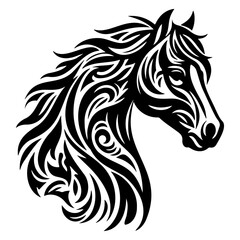 Fototapeta premium Horse Logo Illustration.