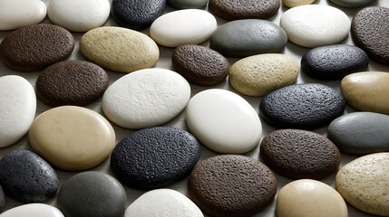 White Beige and Grey Stone Wall Texture