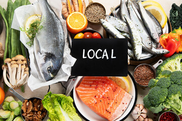 Healthy Food rich in vitamins, antioxidants, protein and fibre