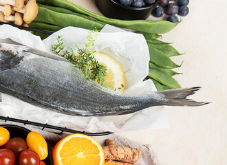 Healthy Food rich in vitamins, antioxidants, protein and fibre