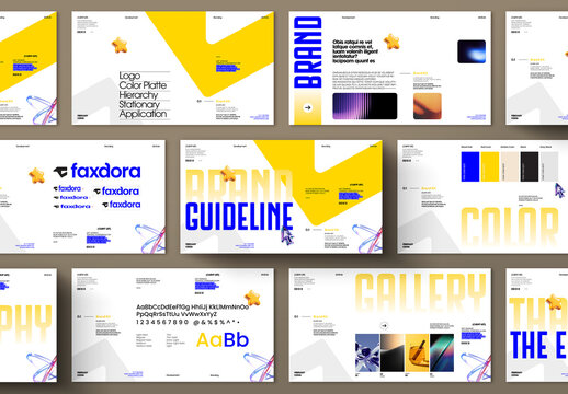 Brand Guideline Kit for Corporate Brand Identity Design