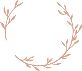 Timeless Floral Wedding Crest Monogram