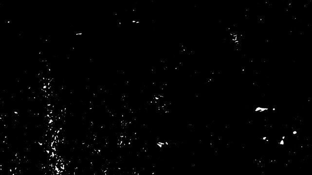 black grunge, rough abstract background loop animation, texture and graininess with dirty and grime effect