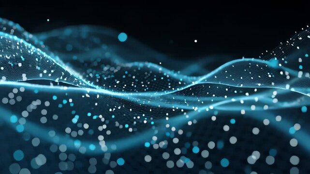 Cinematic Digital Transformation Abstract Concept