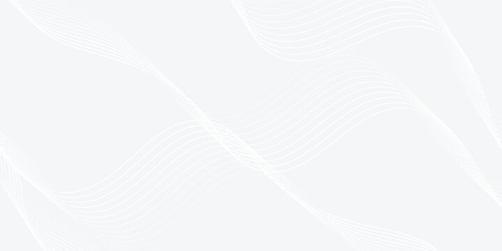 Abstract modern background with flowing particles. Digital technology concept. vector line white banner technology