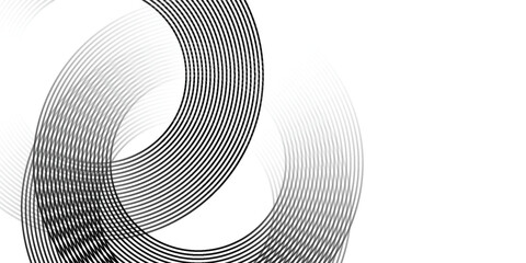 Abstract white background. Minimal pattern. Vibrant gradient geometric circle. Modern design texture pattern eps10