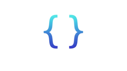 Glowing blue musical eighth note isolated on transparent background