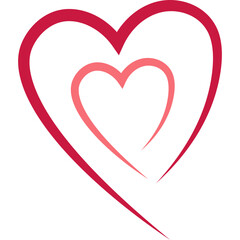 Hand Drawn Valentine Hearts