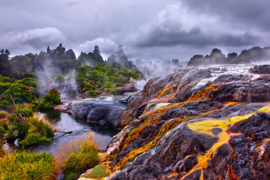Te Puia, Rotorua, where the Gods breath fire.