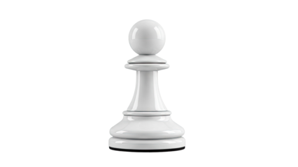 White Chess Pawn