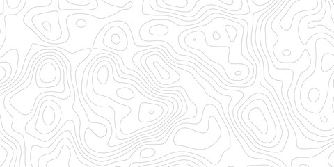 Fototapeta premium Topographic map background geographic line map with elevation assignments. Modern design with White background with topographic wavy pattern design.paper texture Imitation of a geographical map shades