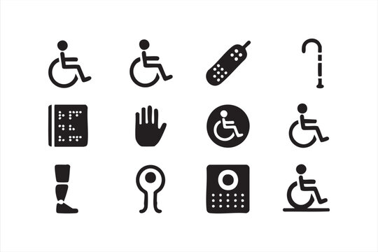 Inclusive design UI elements for braille, hearing, and navigation software