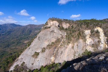 宮崎県延岡市、展望地から望む鉾岳