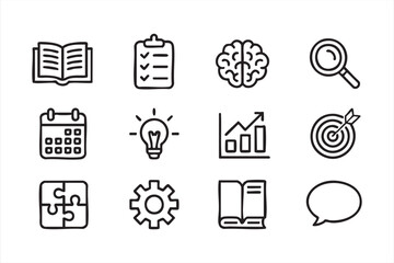 Checklist and calendar UI elements for productivity management apps