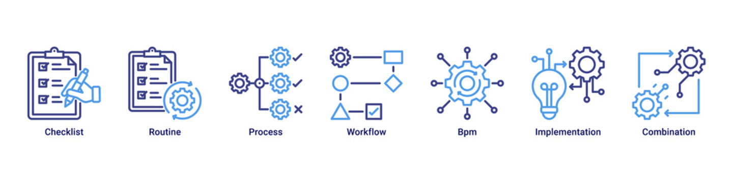 Workflow Control banner highlighting structured processes, routine management, and effective implementation flow