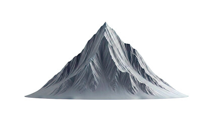 Dark, Jagged Mountain Peak