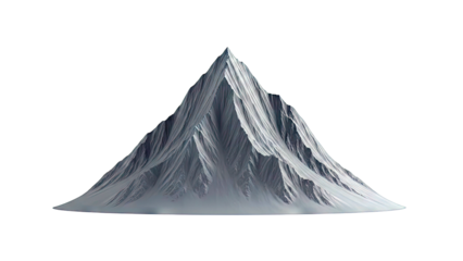 Dark, Jagged Mountain Peak