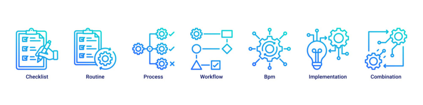 Workflow Control banner highlighting structured processes, routine management, and effective implementation flow