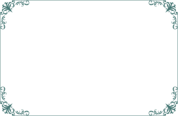 Elements of ornate vintage frames. Border green on white classic calligraphy swirl, corner. Design print for greeting cards, wedding invitations, restaurant menu, royal certificates. Set 1625