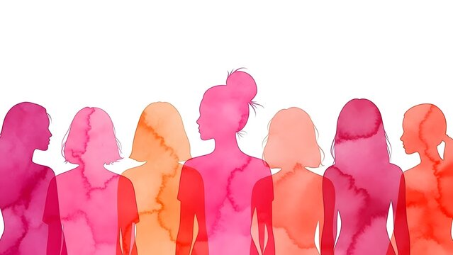 International women's day celebration with diverse group of women in solidarity and empowerment