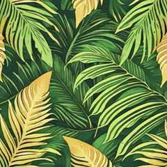 Botanical pattern . Pattern for wallpapers, covers, wall decorations. Oil painting