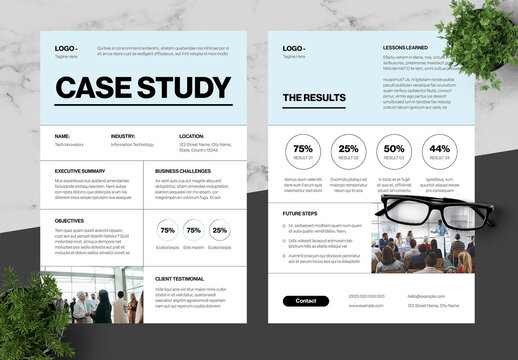 Blue And Black Case Study