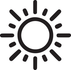 Sun icon