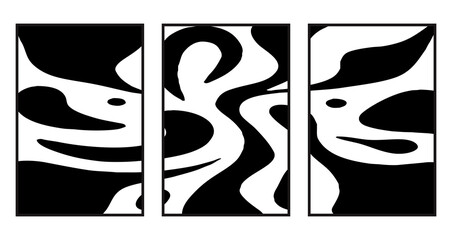 Abstract black and white background . Design for clothes, textiles, wall decorations.