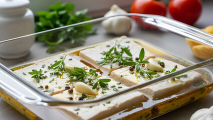 Plant-based protein alternatives (tofu steak, tempeh burger)