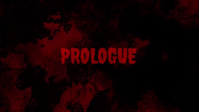 4K Prologue Cinematic Horror Story Intro Text Animation Overlay