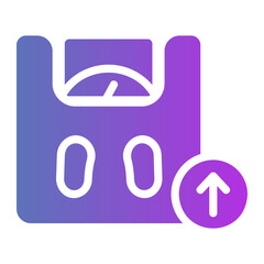 weight loss Line Gradient Icon