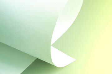 A sheet of paper in warm pastel colors.