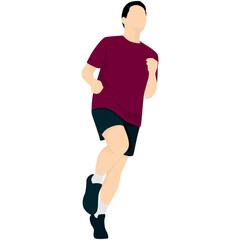 People Running Illustration
